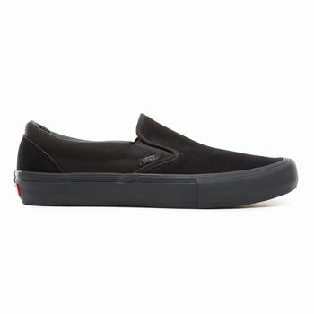 Damske Slip On Tenisky Vans Pro Čierne VA37EMFZG